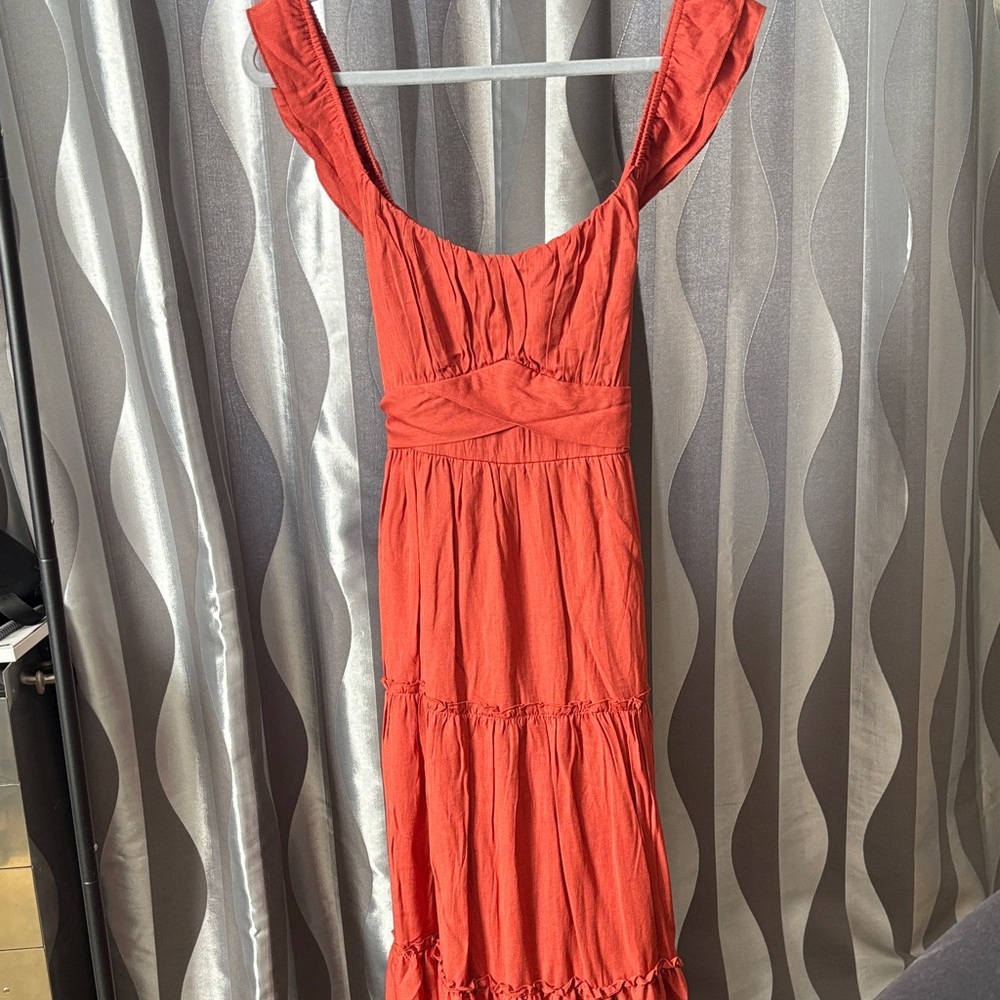 Trixxi Terracotta Maxi Dress